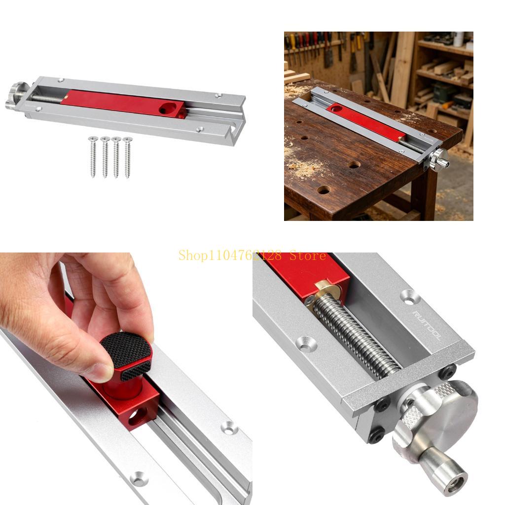 Woodworking Quick Release Vise - Heavy Duty Aluminum Benches Tail Vise