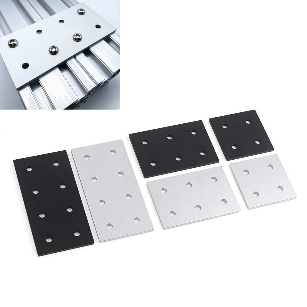 Woodworking Joint Types - 4Pcs Aluminum Profile Joining Strip Plate