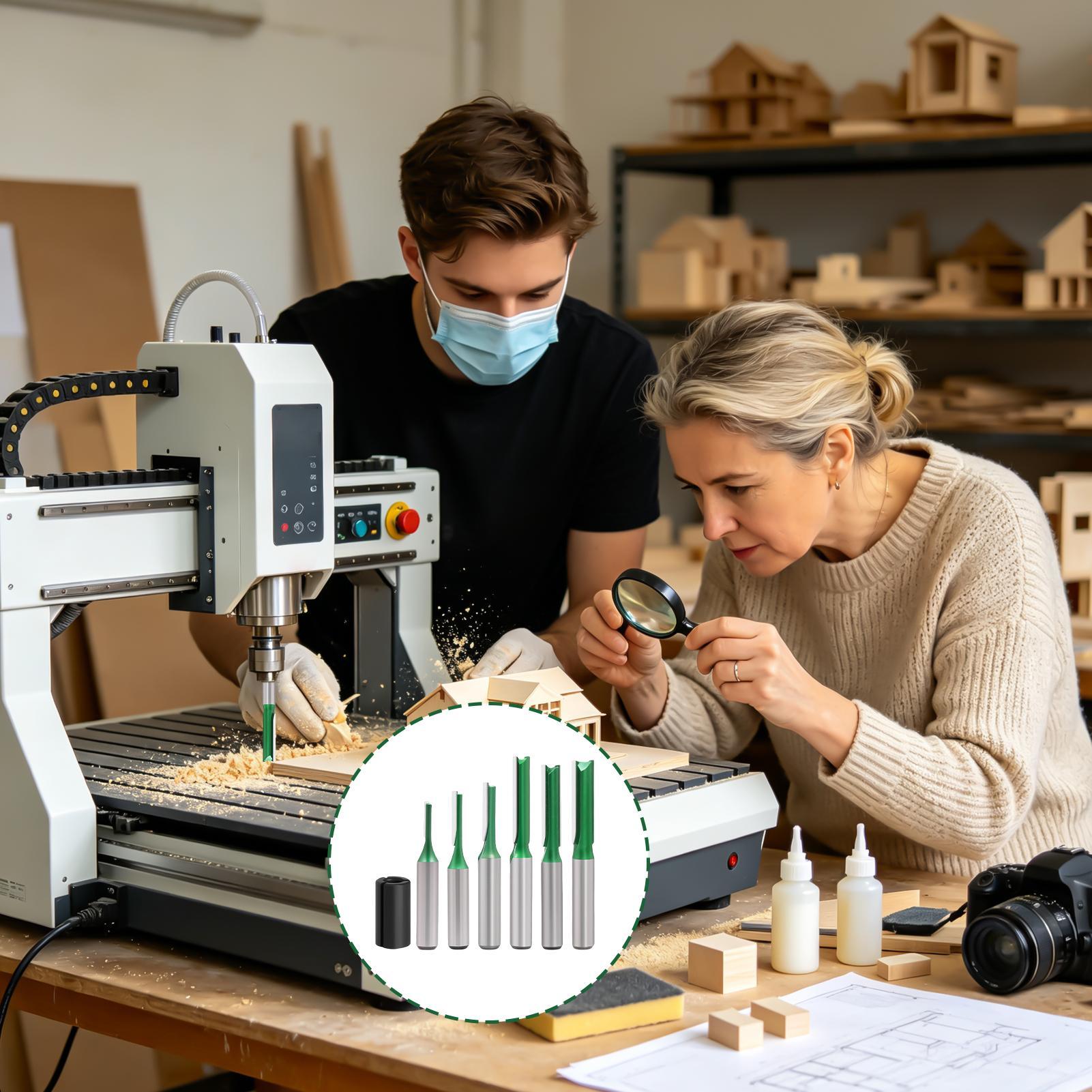 Straight Router Bits 0.3 Inch  - Router Bits For Woodworking review and price