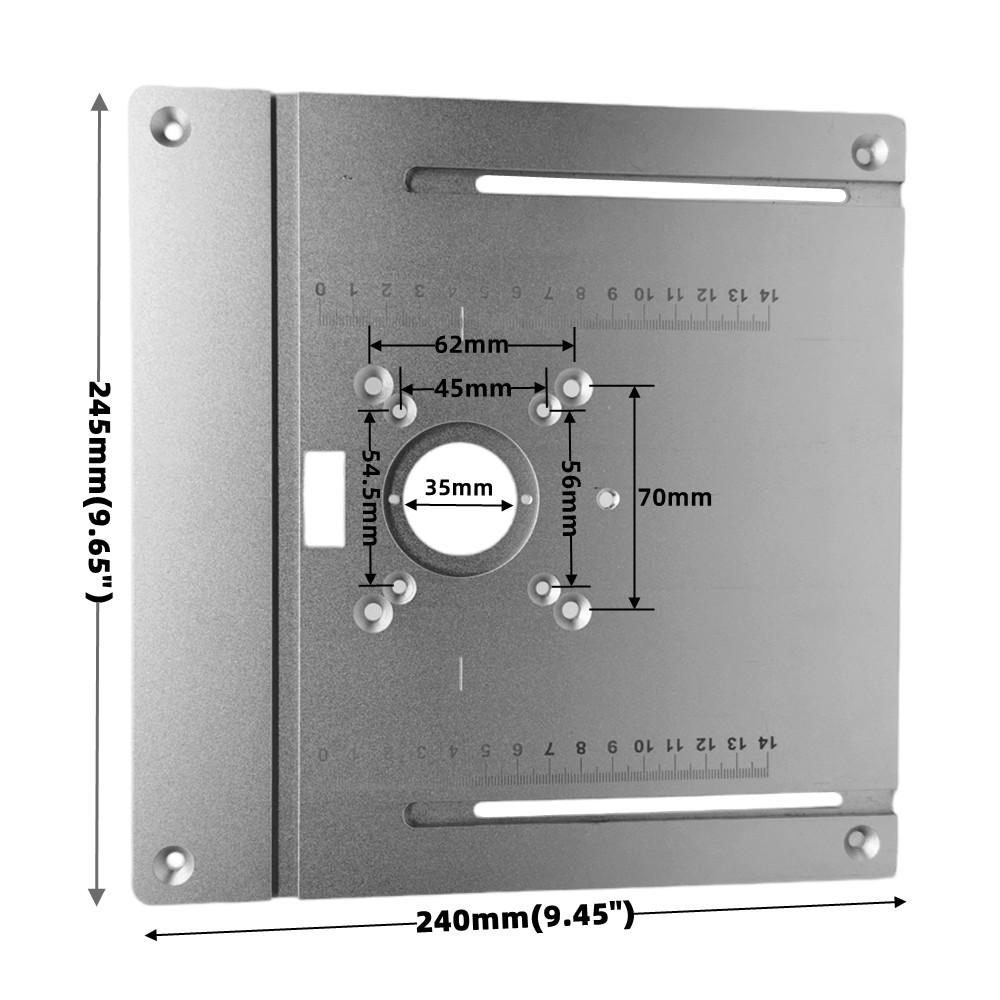 Aluminium Router Table Insert  - Woodworking Plan review and price