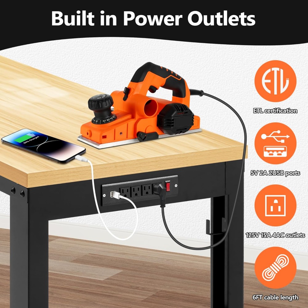 Adjustable Workbench, Heavy Du - Woodworking Bench review and price