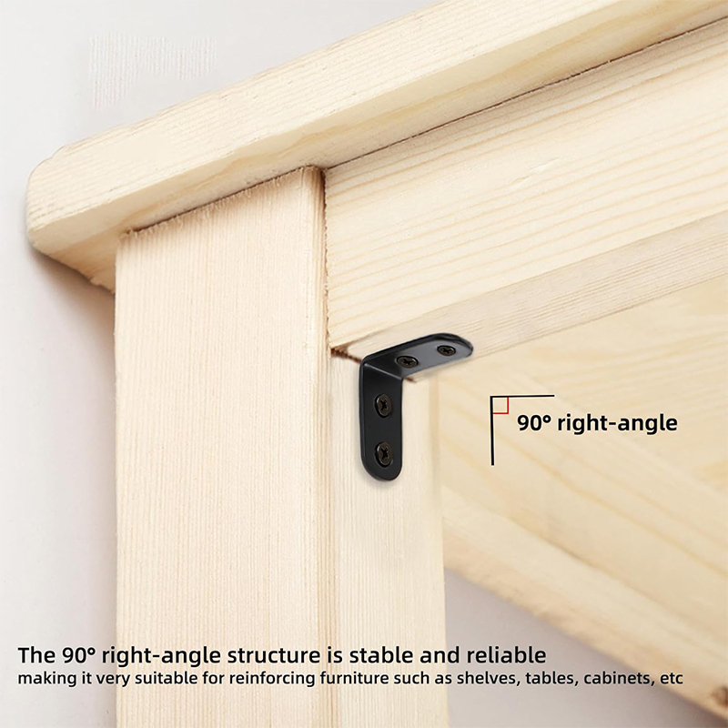 6-20 Pcs Black Corner Brace L  - Woodworking Joint Types review and price