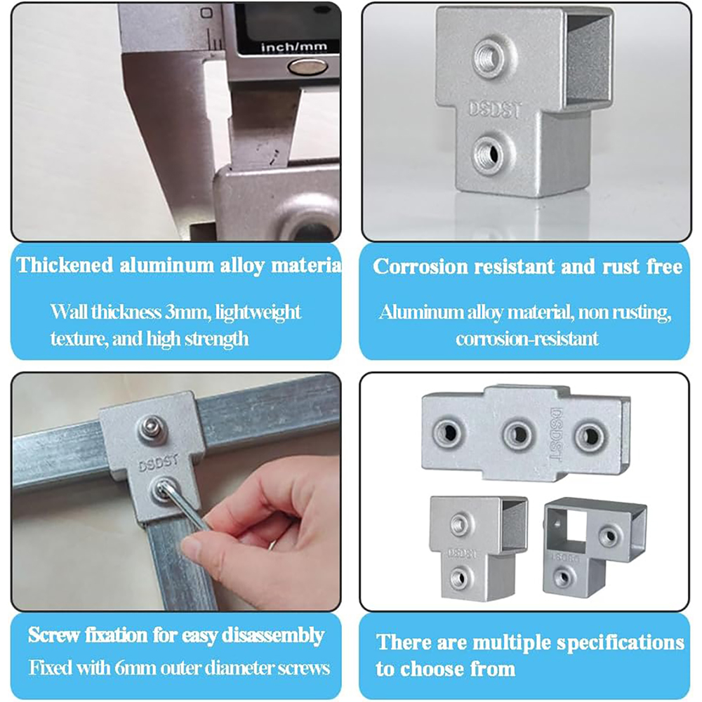 20/25/30mm Square Tube Connect - Woodworking Joint Types review and price