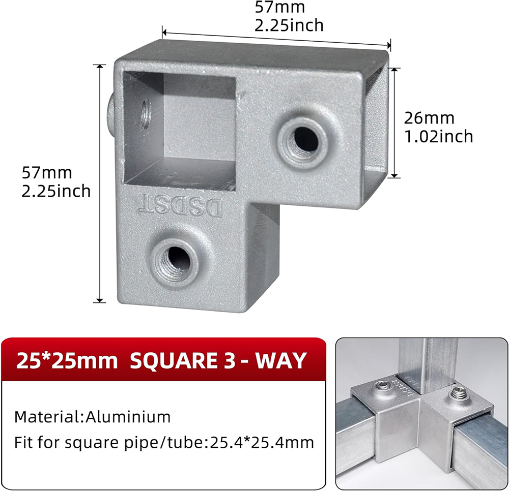20/25/30mm Square Tube Connect - Woodworking Joint Types review and price