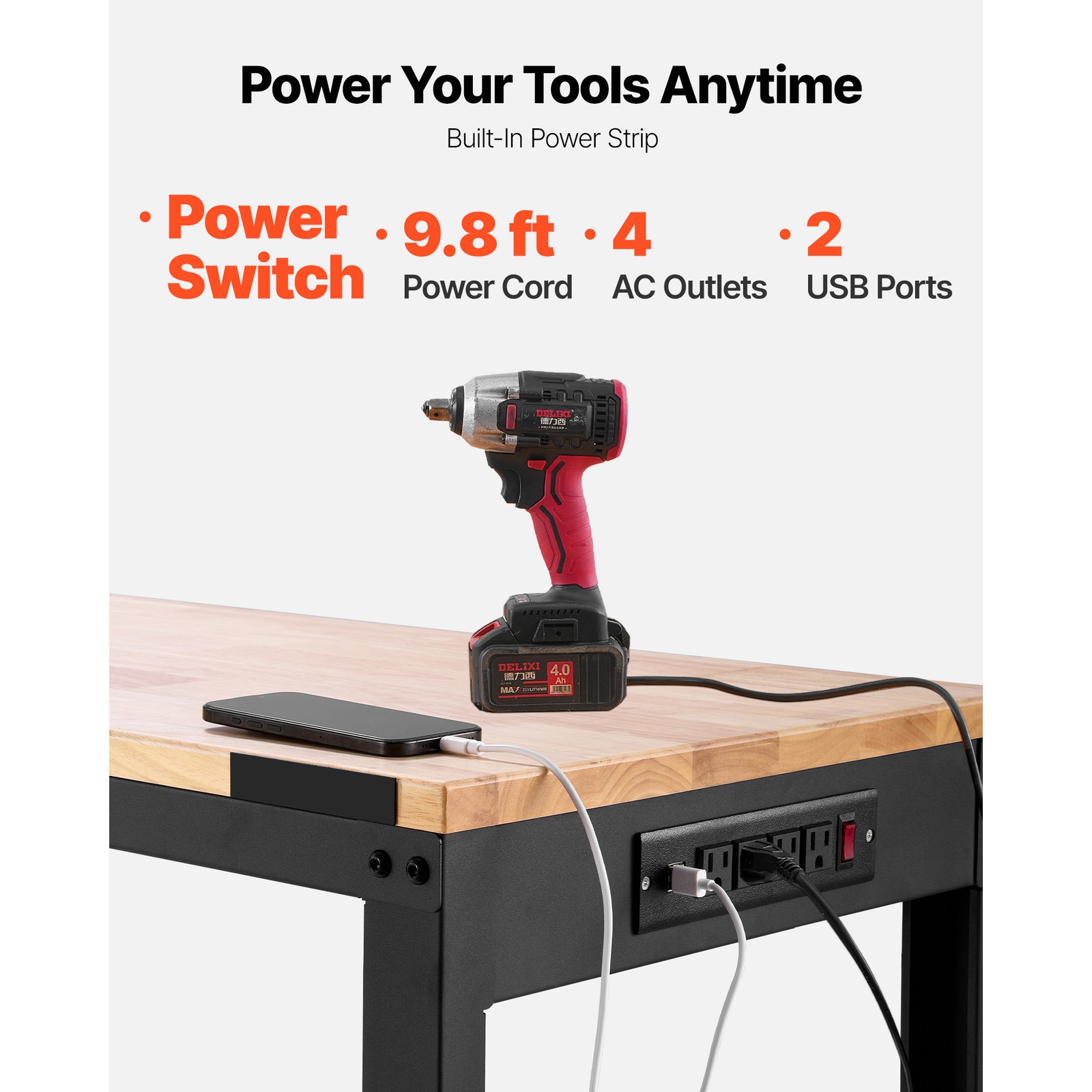 Adjustable Height Workbench 61 - Woodworking Bench review and price