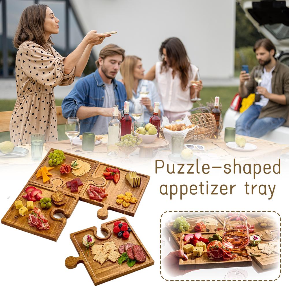 Wooden Puzzle Shaped Appetizer - Woodworking Plan review and price