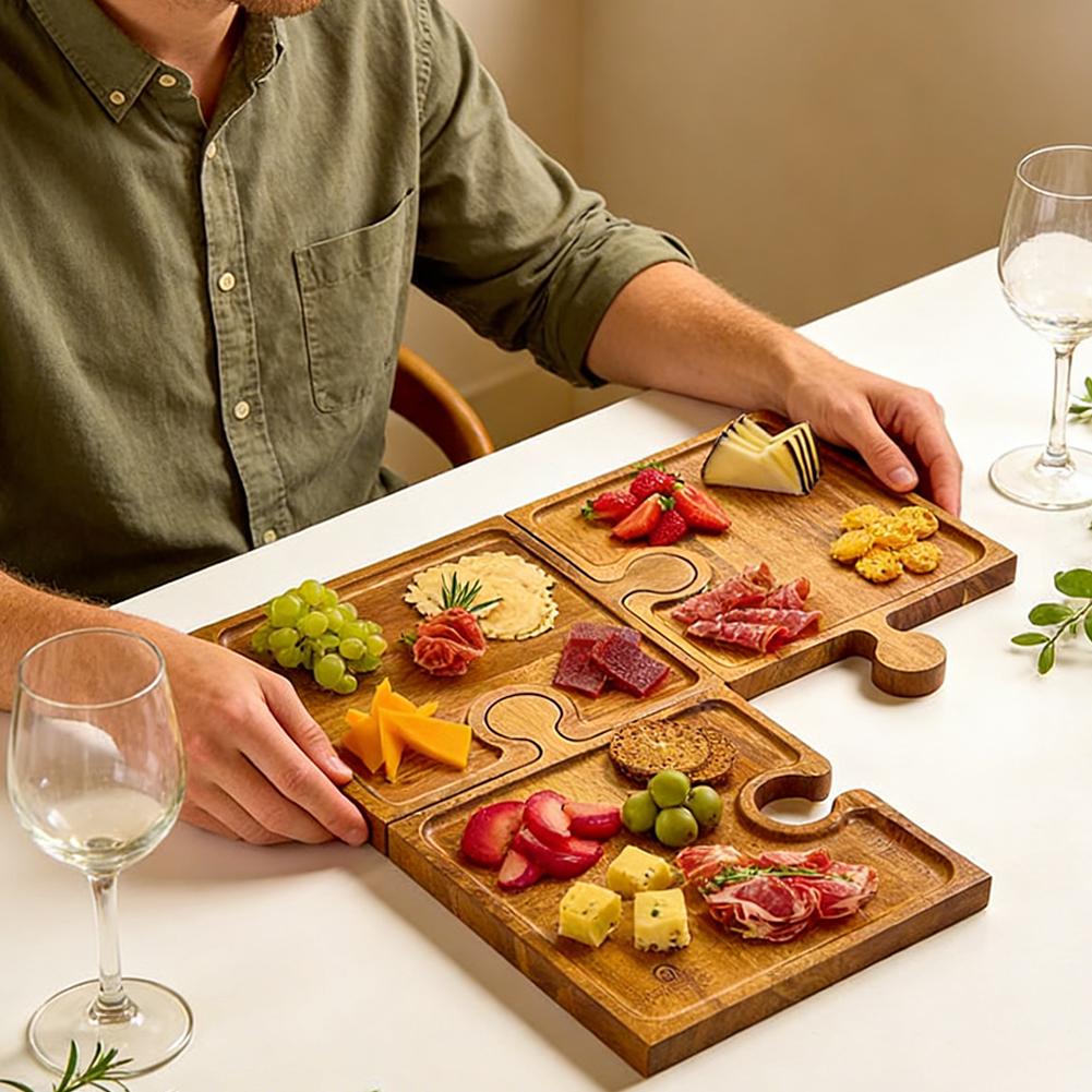 Wooden Puzzle Shaped Appetizer - Woodworking Plan review and price