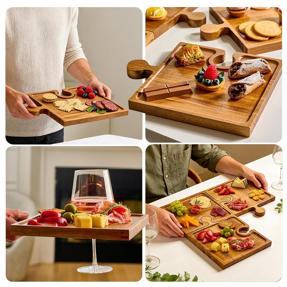 Wooden Puzzle Shaped Appetizer - Woodworking Plan review and price