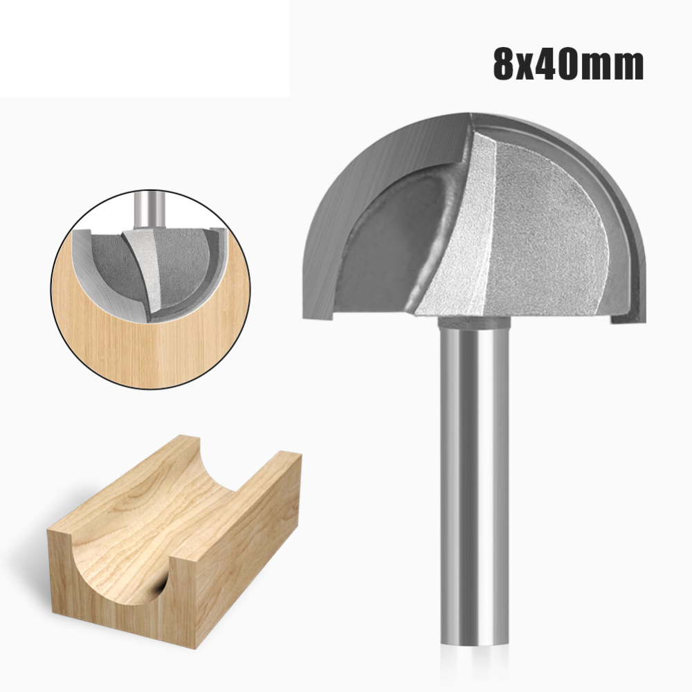 Half Round Cove Router Bit 8mm - Router Bits For Woodworking review and price