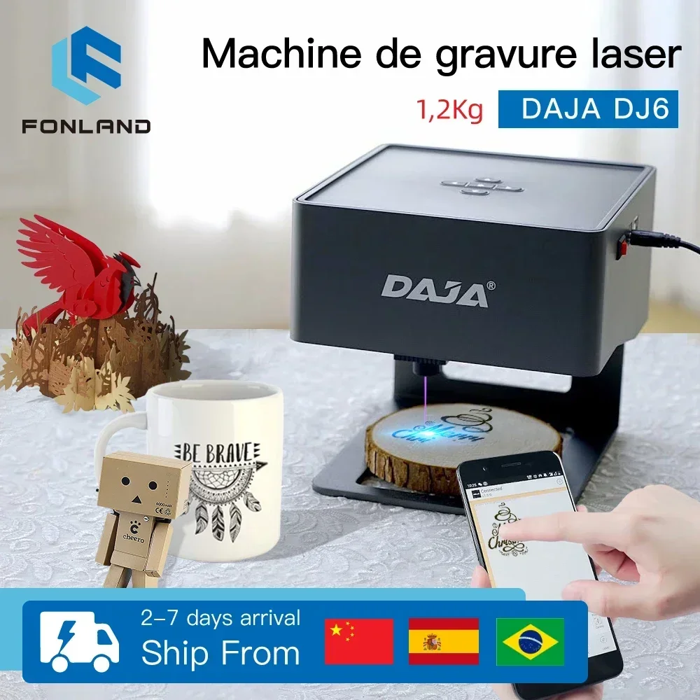 FONLAND DJ6 Laser Engraver CNC - Woodworking Logo review and price