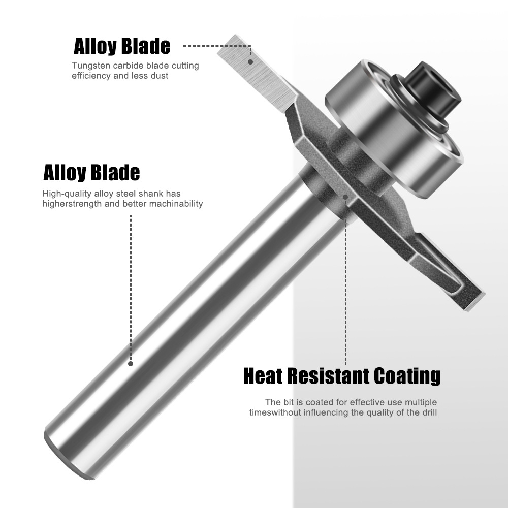 1/4-1/2 Handle Ball Bearing T- - Router Bits For Woodworking review and price
