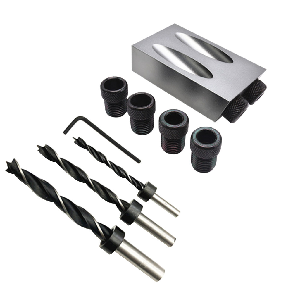 34pcs Oblique Hole Drill Set 1 - Woodworking Kits review and price